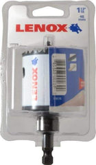 Lenox - 1-13/16" Diam, 1-1/2" Cutting Depth, Hole Saw - Bi-Metal Saw, Toothed Edge - Exact Tool & Supply
