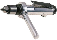 Ingersoll-Rand - 3/8" Keyed Chuck - Inline Handle, 1,000 RPM, 15 CFM, 0.4 hp, 90 psi - Exact Tool & Supply