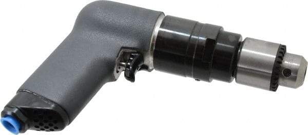 Ingersoll-Rand - 3/8" Keyed Chuck - Pistol Grip Handle, 3,200 RPM, 25 CFM, 0.75 hp, 90 psi - Exact Tool & Supply