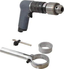 Ingersoll-Rand - 1/2" Keyed Chuck - Pistol Grip Handle, 600 RPM, 25 CFM, 0.75 hp, 90 psi - Exact Tool & Supply