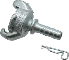 Dixon Valve & Coupling - 1/2", Universal Hose Coupling with Hose Ends - Malleable Iron - Exact Tool & Supply