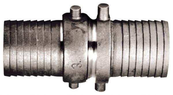 Dixon Valve & Coupling - 2-1/2" Brass Suction Complete Coupling - Short Shank - Exact Tool & Supply