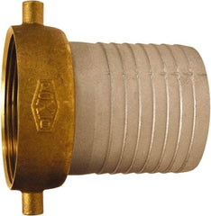 Dixon Valve & Coupling - 4" Aluminum/Brass Suction Female Coupling - Short Shank - Exact Tool & Supply