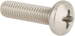 Value Collection - #10-32 UNF, 3/4" Length Under Head Phillips Drive Machine Screw - Pan Head, Grade 316 Stainless Steel, Uncoated, Without Washer - Exact Tool & Supply