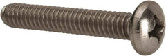 Value Collection - 1/4-20 UNC, 1-1/2" Length Under Head Phillips Drive Machine Screw - Pan Head, Grade 316 Stainless Steel, Uncoated, Without Washer - Exact Tool & Supply
