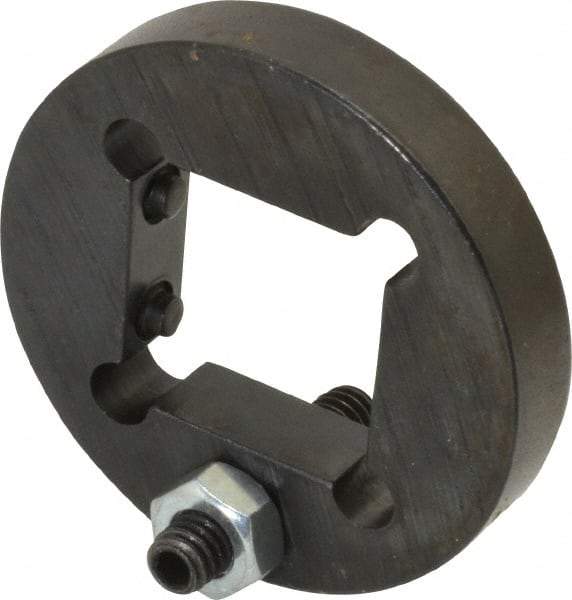 Made in USA - Metal Cutting & Forming Machine Work Stop - For Use with Arbor Press (1" Square Ram) - Exact Tool & Supply
