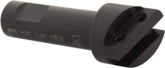 Made in USA - 3/4" Head, 1/2" Shank Diam, 1 Bit Per Cutter, 3/16" Tool Bit, Fly Cutter - Straight Shank - Exact Tool & Supply