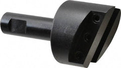 Made in USA - 1-3/8" Head, 1/2" Shank Diam, 1 Bit Per Cutter, 5/16" Tool Bit, Fly Cutter - Straight Shank - Exact Tool & Supply