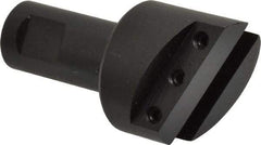 Made in USA - 1-3/8" Head, 3/4" Shank Diam, 1 Bit Per Cutter, 5/16" Tool Bit, Fly Cutter - Straight Shank - Exact Tool & Supply
