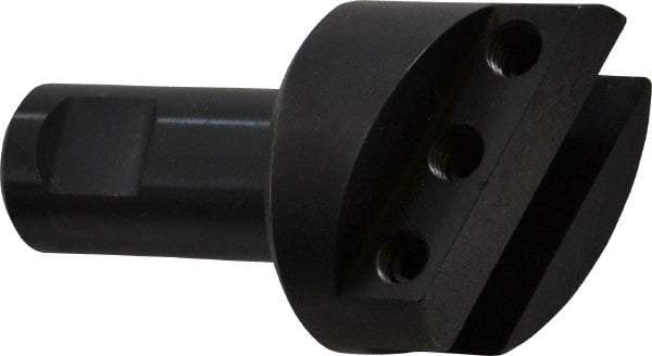 Made in USA - 1-1/2" Head, 3/4" Shank Diam, 1 Bit Per Cutter, 3/8" Tool Bit, Fly Cutter - Straight Shank - Exact Tool & Supply