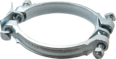 Dixon Valve & Coupling - 5-15/16 to 6-1/2" OD, Double Bolt Iron Clamp - Plated Malleable Iron - Exact Tool & Supply