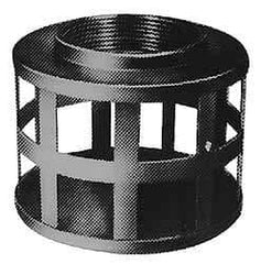 Kuriyama of America - 6" Hose, Square Hole Strainer - Plated Steel - Exact Tool & Supply
