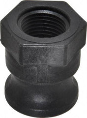 NewAge Industries - 1/2" Polypropylene Cam & Groove Suction & Discharge Hose Male Adapter Female NPT Thread - Part A, 1/2" Thread, 125 Max psi - Exact Tool & Supply