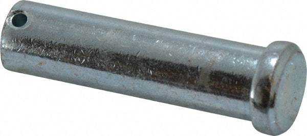 Value Collection - 3/4" Pin Diam, 2-3/4" OAL, Standard Clevis Pin - 5/32" Hole, 2-19/32" Usable Length, Zinc-Plated Steel - Exact Tool & Supply