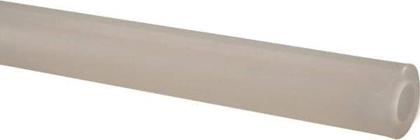 NewAge Industries - 1/4" ID x 1/2" OD, 1/8" Wall Thickness, Cut to Length (100' Standard Length) Silicone Tube - Natural, 15 Max psi, 50 Shore A Hardness - Exact Tool & Supply