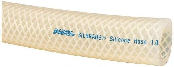 NewAge Industries - 1" ID x 1.36" OD, Cut to Length (50' Standard Length) Silicone Tube - Natural, 75 Max psi, 60 Shore A Hardness - Exact Tool & Supply