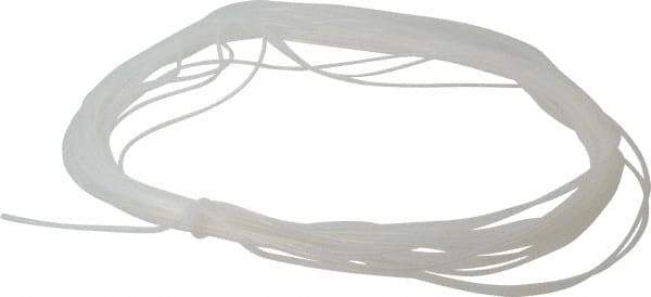 NewAge Industries - 1/16" ID x 1/8" OD, 1/32" Wall Thickness, 50' Long, Silicone Tube - Natural, 60 Shore A Hardness - Exact Tool & Supply