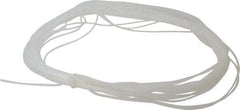 NewAge Industries - 1/16" ID x 1/8" OD, 1/32" Wall Thickness, 50' Long, Silicone Tube - Natural, 60 Shore A Hardness - Exact Tool & Supply
