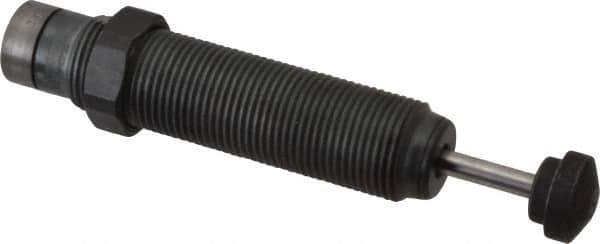 Parker - M20x1.5 Thread, 0.19 Rod Diam, 3/4 Stroke Length, Male Button Shock - 0.66 Shock Outside Diam, 4.67 OAL - Exact Tool & Supply