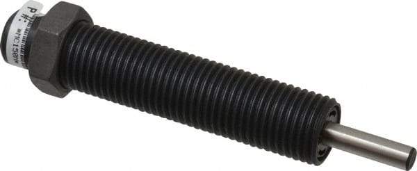 Parker - M14x1.5 Thread, 0.19 Rod Diam, 1/2 Stroke Length, Male Button Shock - 0.66 Shock Outside Diam, 3.41 OAL - Exact Tool & Supply