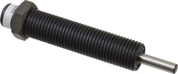 Parker - M14x1.5 Thread, 0.19 Rod Diam, 1/2 Stroke Length, Male Button Shock - 0.66 Shock Outside Diam, 3.41 OAL - Exact Tool & Supply