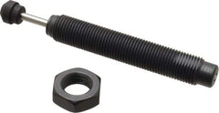 Parker - 9/16-18 Thread, 0.16 Rod Diam, 0.63 Stroke Length, Male Button Shock - 0.46 Shock Outside Diam, 4-1/2 OAL - Exact Tool & Supply