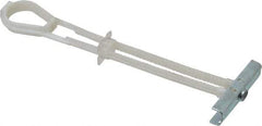 Powers Fasteners - 1/4" Screw, 1/4" Diam, 4" Long, 2-1/2" Thick, Strap Toggle Drywall & Hollow Wall Anchor - 1/2" Drill, Plastic, Grade 5, Use in Drywall - Exact Tool & Supply
