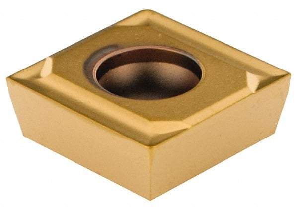 Kennametal - SPHX090304 R20 Grade KC7140 Carbide Indexable Drill Insert - TiN/TiCN Finish, Square, 3/8" Inscribed Circle - Exact Tool & Supply