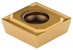Kennametal - SPHX090304 R20 Grade KC7140 Carbide Indexable Drill Insert - TiN/TiCN Finish, Square, 3/8" Inscribed Circle - Exact Tool & Supply