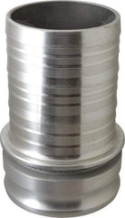 EVER-TITE Coupling Products - 6" Aluminum Cam & Groove Suction & Discharge Hose Male Adapter Hose Shank - Part E, 75 Max psi - Exact Tool & Supply