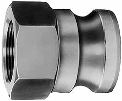 EVER-TITE Coupling Products - 4" x 3" Cam & Groove Male Adapter Female NPT Thread - Exact Tool & Supply
