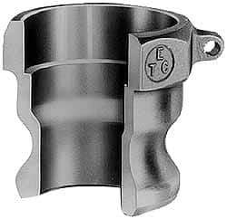 EVER-TITE Coupling Products - 5" Aluminum Cam & Groove Suction & Discharge Hose Male Adapter Female NPT Thread - Part A, 5" Socket Weld Thread, 75 Max psi - Exact Tool & Supply