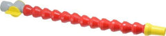 Value Collection - 3 Piece, 13" Hose Length, 1/2" ID, POM Coolant Hose Kit - 1/2 NPT, Round Nozzle, For Snap Flow Modular Hose Systems - Exact Tool & Supply