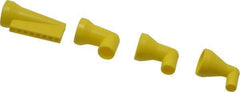 Value Collection - 1/2" Hose Inside Diam x 1/4, 3/8, 1/2" Nozzle Diam, Coolant Hose Nozzle Kit - For Use with Snap Together Hose System, 4 Pieces - Exact Tool & Supply