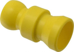 Value Collection - 2 Piece, 1/2" ID Coolant Hose Connection Valve - Male to Female Connection, POM Body, Unthreaded, Use with Snap Together Hose Systems - Exact Tool & Supply