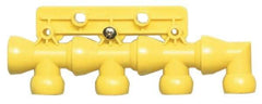 Value Collection - 1/2" Hose Inside Diam, Coolant Hose Manifold - For Use with Snap Together Hose System, 8 Pieces - Exact Tool & Supply
