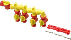 Value Collection - 1/2" Hose Inside Diam, Coolant Hose Manifold - For Use with Snap Together Hose System, 6 Pieces - Exact Tool & Supply