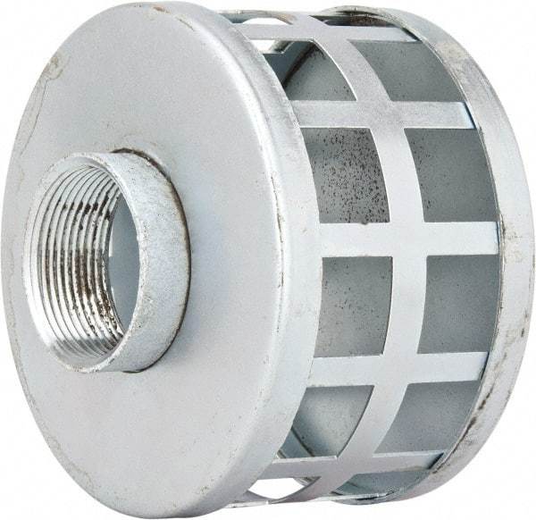 Kuriyama of America - 1-1/2" Hose, Square Hole Strainer - Plated Steel - Exact Tool & Supply