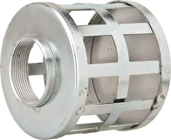 Kuriyama of America - 2" Hose, Square Hole Strainer - Plated Steel - Exact Tool & Supply