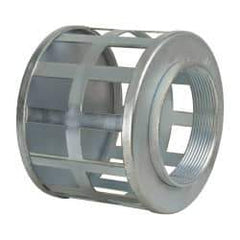 Kuriyama of America - 4" Hose, Square Hole Strainer - Plated Steel - Exact Tool & Supply