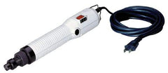 Ingersoll-Rand - lnline Handle, 2,000 RPM, 4.4 to 16 In/Lb Torque, Electric Screwdriver - 1/4" Bit Holder, 115 Volts, 0.45 Amps - Exact Tool & Supply