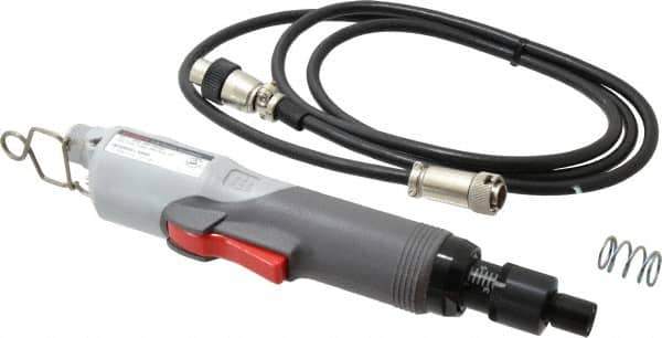 Ingersoll-Rand - lnline Handle, 700 RPM, 0.5 to 10.44 In/Lb Torque, Electric Screwdriver - 1/4" Bit Holder, 24 Volts, 0.45 Amps - Exact Tool & Supply