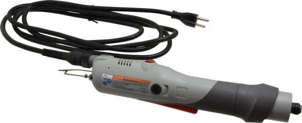 Ingersoll-Rand - lnline Handle, 1,200 RPM, 11 to 26 In/Lb Torque, Electric Screwdriver - 1/4" Bit Holder, 115 Volts, 0.45 Amps - Exact Tool & Supply