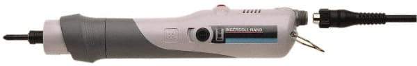 Ingersoll-Rand - Pistol Grip Handle, 700 RPM, 18 to 40 In/Lb Torque, Electric Screwdriver - 1/4" Bit Holder, 115 Volts, 0.45 Amps - Exact Tool & Supply