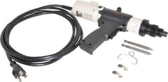 Ingersoll-Rand - Pistol Grip Handle, 400 RPM, 15 to 40 In/Lb Torque, Electric Screwdriver - 1/4" Bit Holder, 115 Volts, 0.45 Amps - Exact Tool & Supply