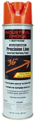 Rust-Oleum - 17 fl oz Red Marking Paint - 600' to 700' Coverage at 1" Wide, Solvent-Based Formula - Exact Tool & Supply