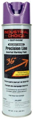 Rust-Oleum - 17 fl oz Purple Marking Paint - 600' to 700' Coverage at 1" Wide, Solvent-Based Formula - Exact Tool & Supply