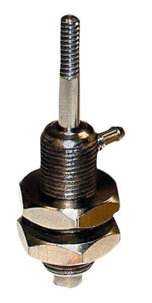 Mead - 1/4" Stroke x 1/4" Bore Double Acting Air Cylinder - 10-32 Port, 6-32 Rod Thread, 125 Max psi, -40 to 400°F - Exact Tool & Supply