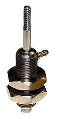 Mead - 1/4" Stroke x 1/4" Bore Double Acting Air Cylinder - 10-32 Port, 6-32 Rod Thread, 125 Max psi, -40 to 400°F - Exact Tool & Supply