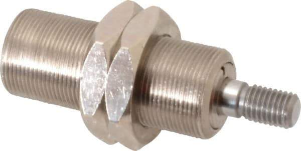 Mead - 1/2" Stroke x 1/2" Bore Single Acting Air Cylinder - 10-32 Port, 1/4-28 Rod Thread, 125 Max psi, -40 to 400°F - Exact Tool & Supply